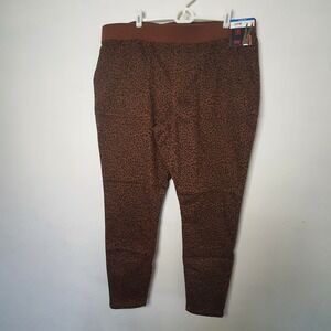 No Boundaries Leopard Jeggings Brown Plus Size XXL 21 Animal Print Juniors Pants